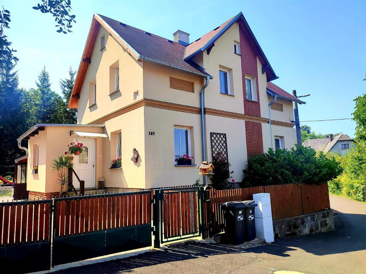 Ubytovani U Rybnicka Villa Arnoltice u Decina Bagian luar foto